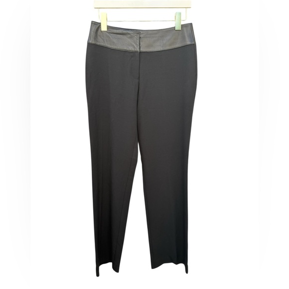 White House Black Market Pants - White House, black market, leather Waisted  slacks size 6